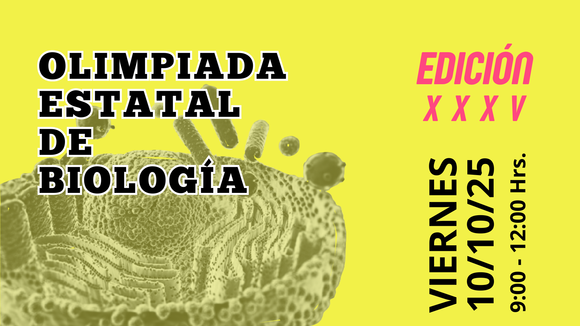 XXXV OLIMPIADA ESTATAL DE BIOLOGIA
