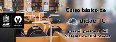 DidacTIC, curso basico para el personal de SISBIB