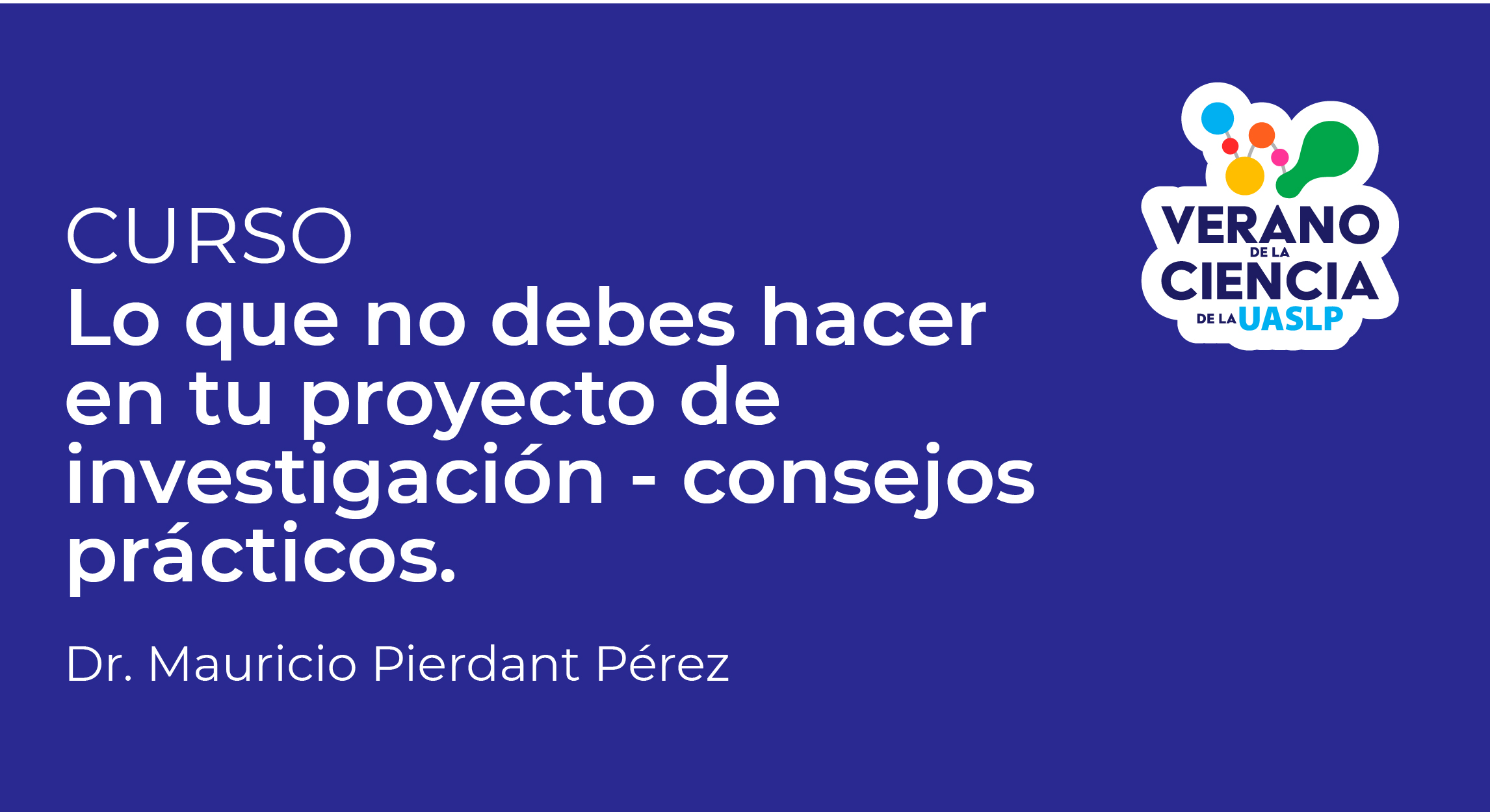 Lo que no debes hacer en tu proyecto de investigación - consejos prácticos