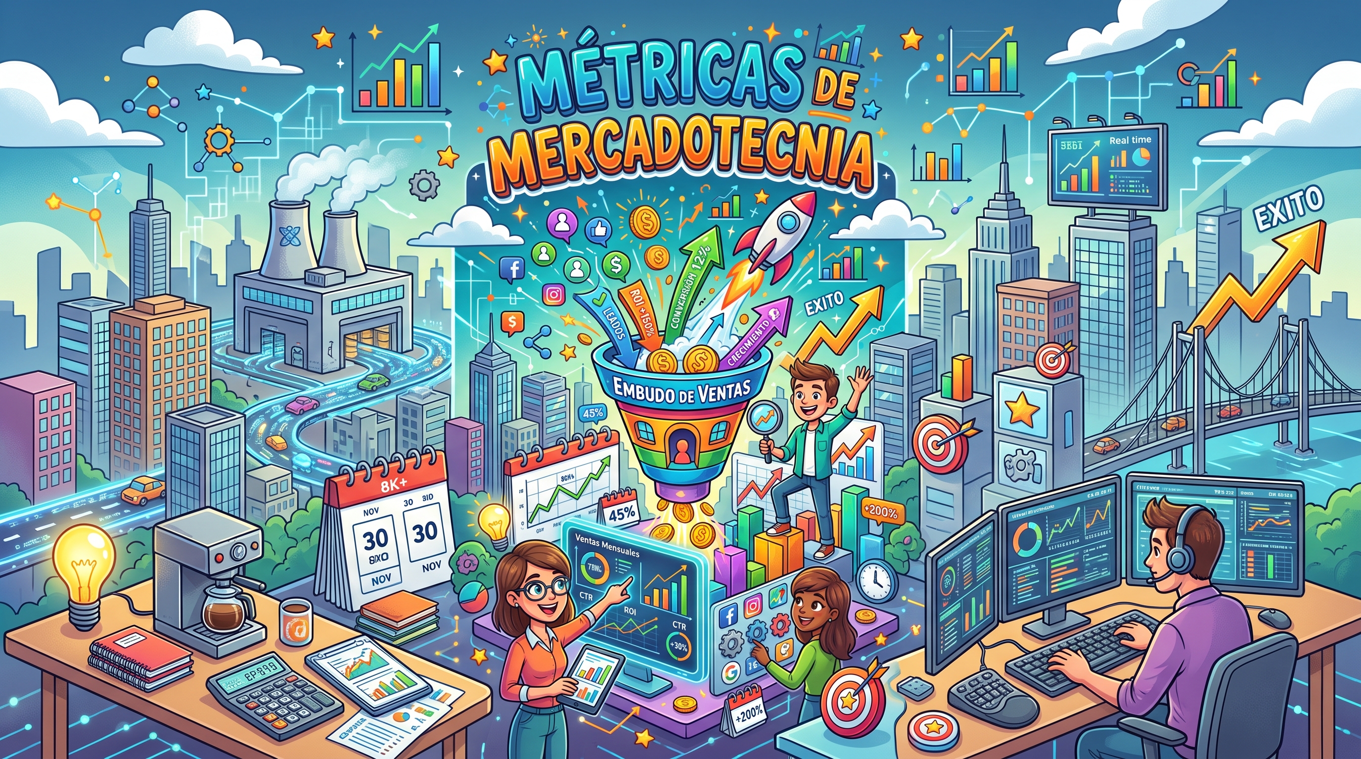 Métricas de <span class="highlight">Mercado</span>tecnia
